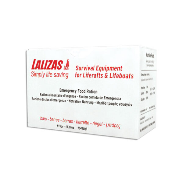 Ración de comida LALIZAS 0,5 kg para Balsa Salvavidas, 2503 Kcal