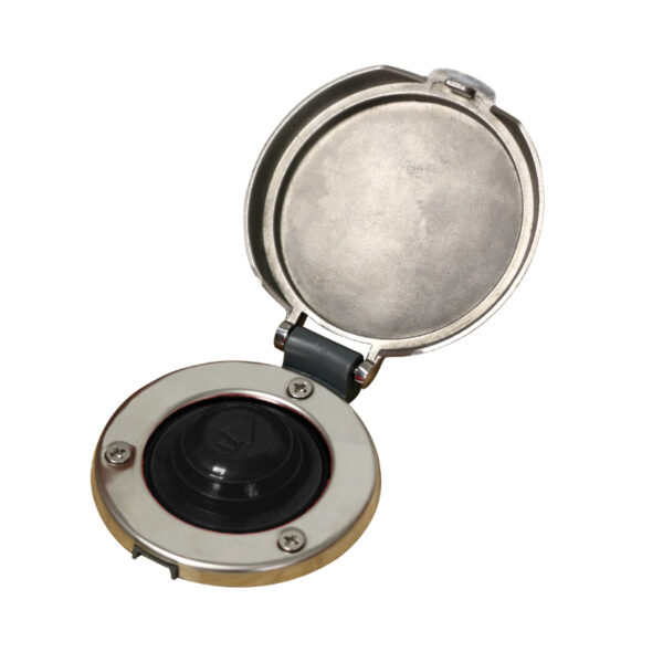 Lofrans interruptor pie, Inox, boton negro