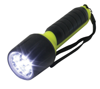 Linterna, 5LED, 4AA