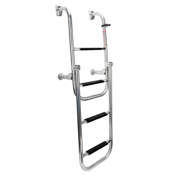 Escalera plegable, 2+2 Peldaños, Inox316, 90º, L1060xA280mm