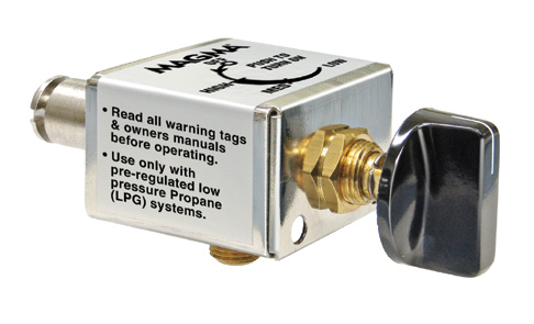 Low pressure control valves for onboard system (onboard propane or CampinGas butane)