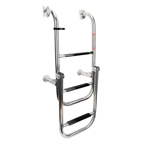 Escalera plegable, 1+2 Peldaños, Inox316, 90º, L810xA280mm