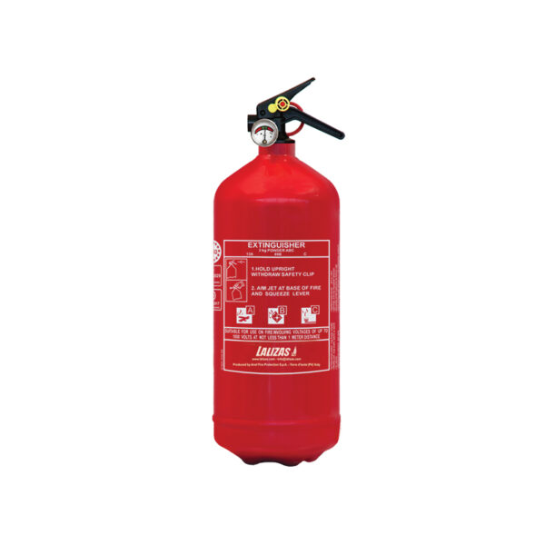 LALIZAS Extintor de fuego Polvo 3kg, MED (EN,ES,HR)