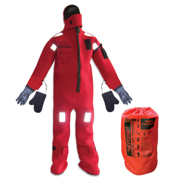 LALIZAS Traje Inmersion"Neptune" SOLAS/MED-MER, Neopreno univ. Gtes. goma