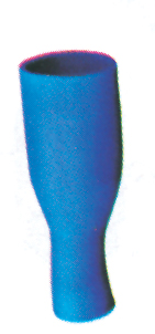 Terminal Doble Crimpado, azul para 1-2.5mm2 (20pcs)