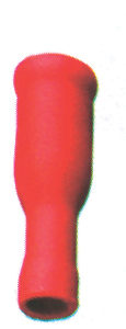 Terminal Cilindrico Hembra, rojo para 0.25-1.5mm2 (20pcs)