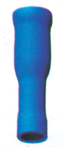 Terminal Cilindrico Hembra, azul para 1-2.5mm2 (20pcs)