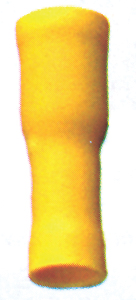 Terminal Cilindrico Hembra, amarillo para 2.5-6mm2 (15pcs)