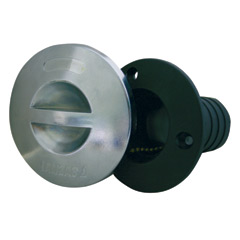 Tapa de cubierta diam: 38mm , terminal cromado
