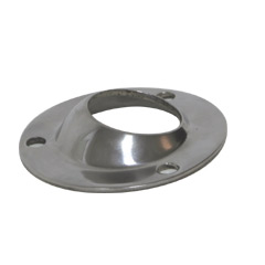 Base redonda 60º AISI 316 diam:22mm Base 57mm