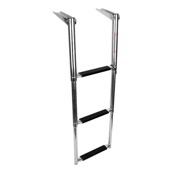 Escalera telescópica, 3 Peldaños, Inox 316, L860xA330mm