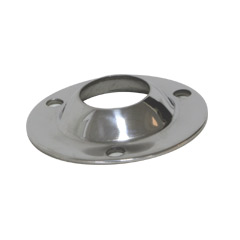 Base redonda 90°, Inox 316, ø25mm