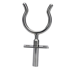 Chumacera con soporte,inox , diam:16mm largo 180mm