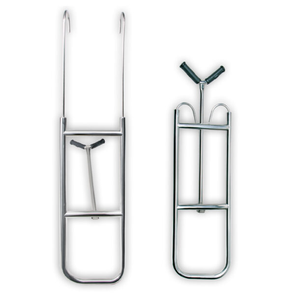 Escalera de Proa, 3 Peldaños, Inox 316, L930xW250mm