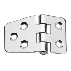 Bisagra Inox 316 Opuesto l,59,5x40mm grosor: 2mm