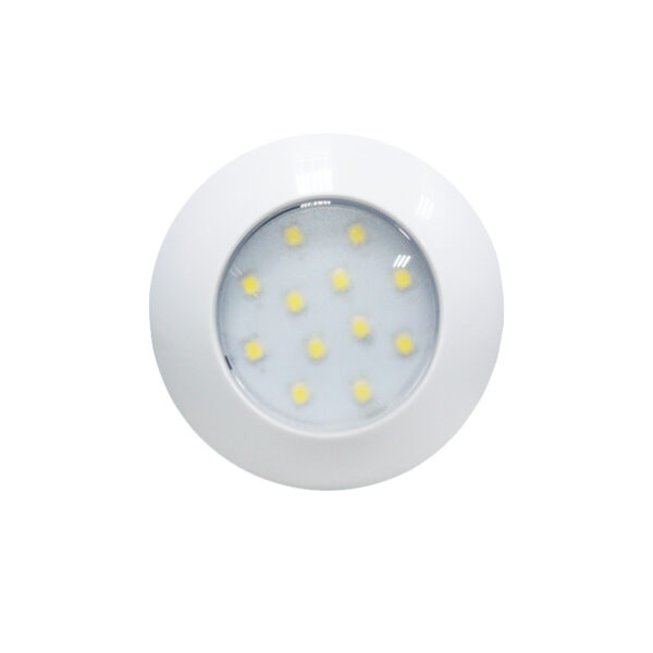 AquaLED Luz- 12 LEDs 12-28V, Blanco 75x18
