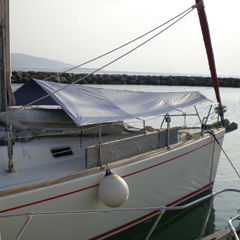 Toldo trapezoidal "Jose" 80x210x220