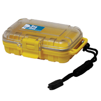 Caja Irrompible, Sea Shell, 132x100x40mm, estanco amarillo