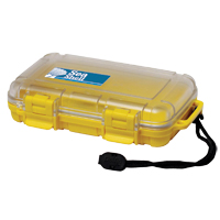 Caja Irrompible, Sea Shell, 182x120x42mm, estanco amarillo