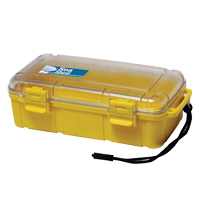 Caja Irrompible, Sea Shell, 224x130x70mm, estanco amarillo