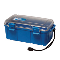 Caja Irrompible, Sea Shell, 132x100x88mm, estanco azul