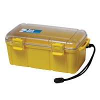 Caja Irrompible, Sea Shell, 132x100x88mm, estanco amarillo