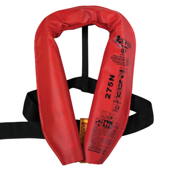 Chaleco Salvavidas Hinchable LALIZAS Lamda, SOLAS/MED-MER, Automático, 275N, con Cremallera.