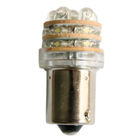Bulb LED, 12V, T18 BA15D, Cool white-18LEDs, 15x39mm