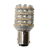 Bombilla 12V, LED, T25 BAY15D, blanco - 36 LEDs, 15x52,5