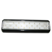 Plafon/Luz de remolque, 25 LEDs, 12V&24V, negro