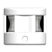 FOS LED 12 Tope Luz 225 °, con carcasa blanca