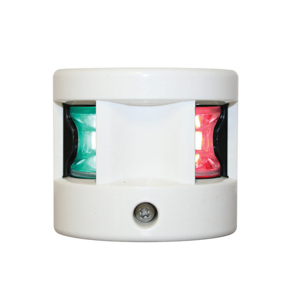 FOS LED 12 Luz bicolor, montaje lateral, con carcasa blanca