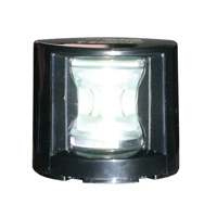 Luz de popa FOS LED 12 135 °, montaje en cubierta, con carcasa negra