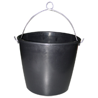 Cubo Marino, 7,5l, caucho,negro