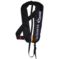 Sigma Chaleco Salvavidas Infl, Auto, 170N, con Anilla D & Cinta entrepiernas, ISO, Adulto, Negro