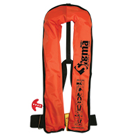 Sigma Chaleco Salvavidas Salvav. Trabajo, Auto, 170N, ISO, Adulto, Forro en PVC Duradero Naranja