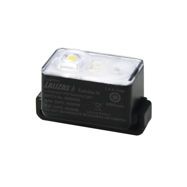 Luz para Chaleco salvavidas LED parpadeante automática LALIZAS “Satélite IV”, SOLAS/MED/USCG-MER/TC
