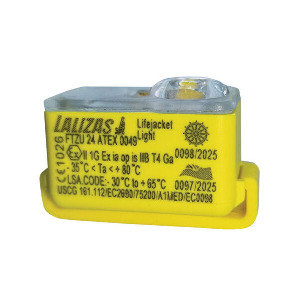 Luz para Chaleco salvavidas LED parpadeante automática LALIZAS “Satélite IV”, USCG-SOLAS/MED-MER-ATE