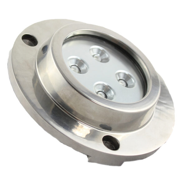 AquaLED Luz Sumergible, Luz Blanco Neutro, 12 & 24V DC, Multivoltaje, 10W, Inox 316