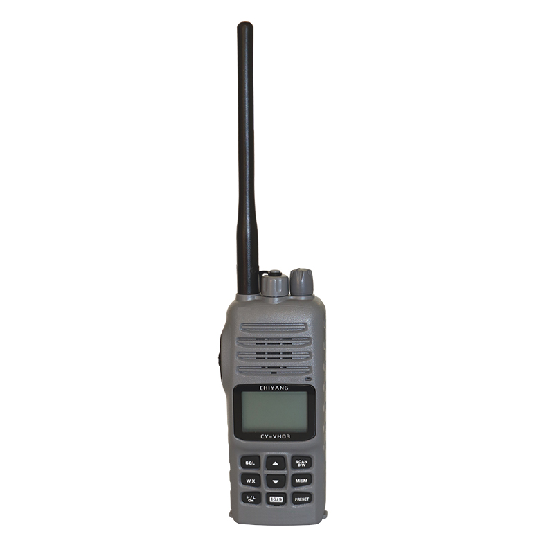 Radio VHF de 2 vías a prueba de explosiones, con toma para auriculares,ATEX,gris: imagen 1