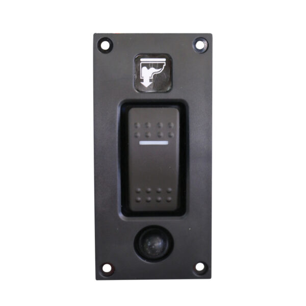 Interruptor de descarga eléctrico para inodoro, MON-OFF (2 posiciones), 3 pines, 12 V/24 V