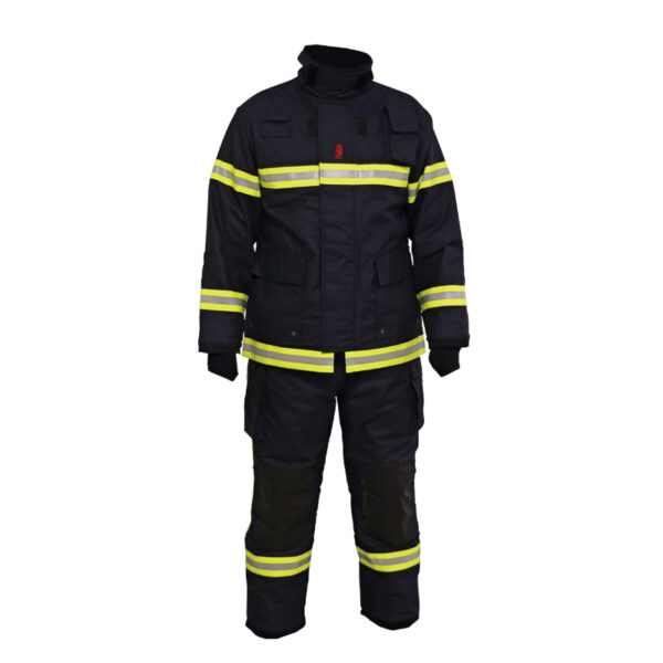 Traje de bombero (pantalón y chaqueta) LALIZAS Antipiros, Azul, L, SOLAS/MED