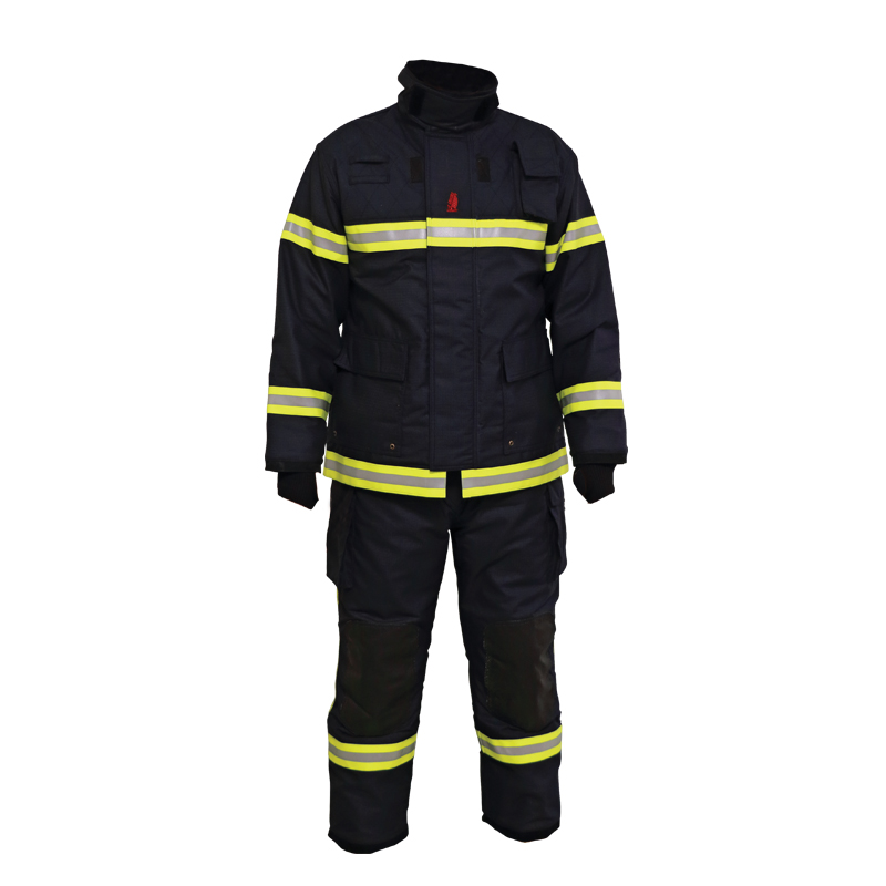Traje de bombero (pantalón y chaqueta) LALIZAS Antipiros, Azul, XL, SOLAS/MED: imagen 1
