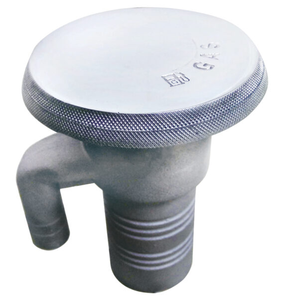Boca de llenado 38mm, para combustible, inox con vent 16mm