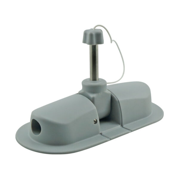 Encaje de Chumacera con metalico pin, Gris