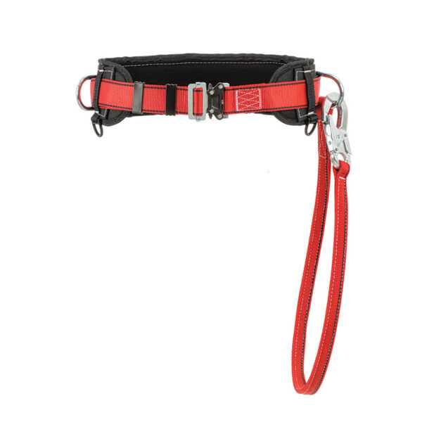 Cinturón de bombero, con conector línea de seguridad, M-XL (85-120 cm), EN358, CE