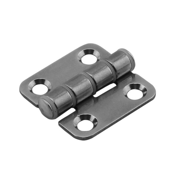 Bisagra Silenciosa, Derecha, Inox 316, L38mm, W37mm, grosor 1,8mm