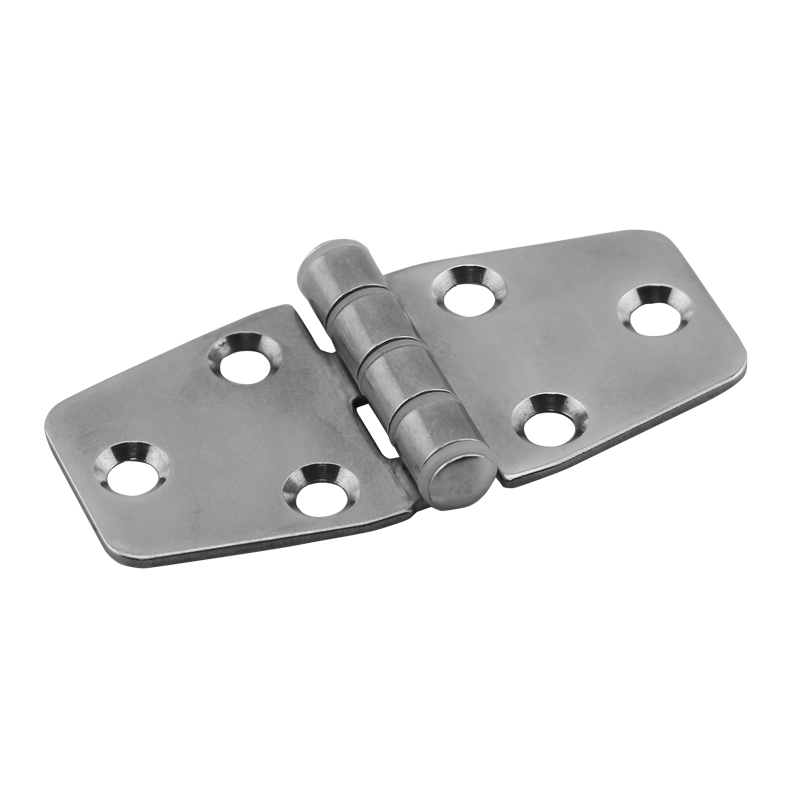 Bisagra Silenciosa, Derecha, Inox 316, L78mm, W37mm, grosor 1,8mm: imagen 1
