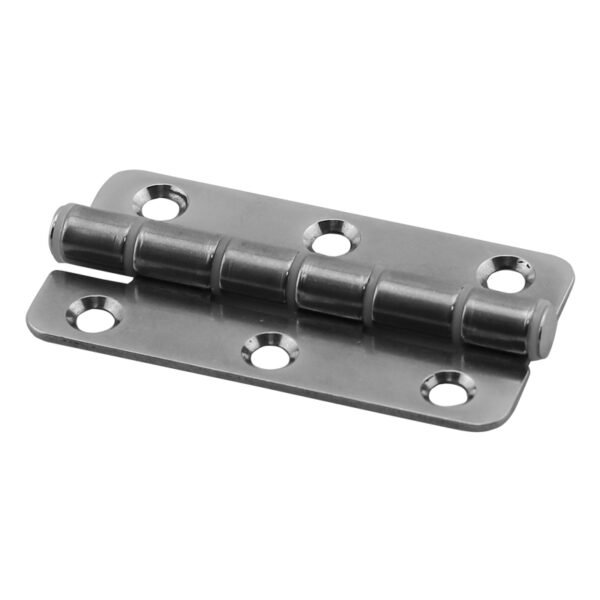 Bisagra Silenciosa, Derecha, Right, Inox 316, L40mm, W75mm, grosor 1,8mm