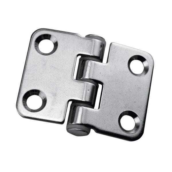 Bisagra Silenciosa, invertida, Inox 316, L48mm, W37mm, grosor 1,8mm
